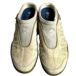 Columbia ATSA Tan Suede Slip on Loafers Womens 6.5